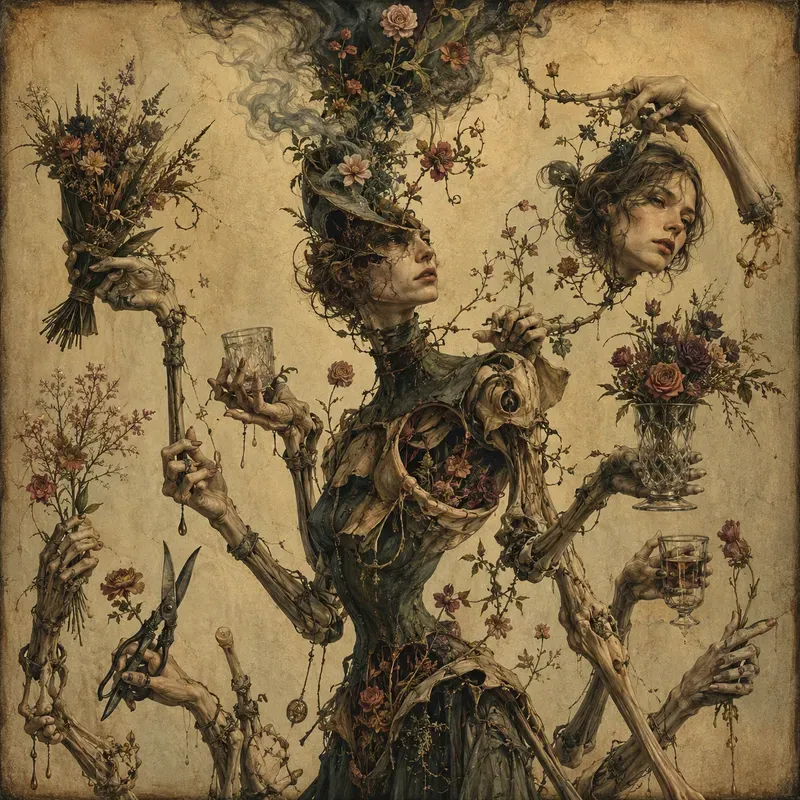 Surreal Fragmented Figures
