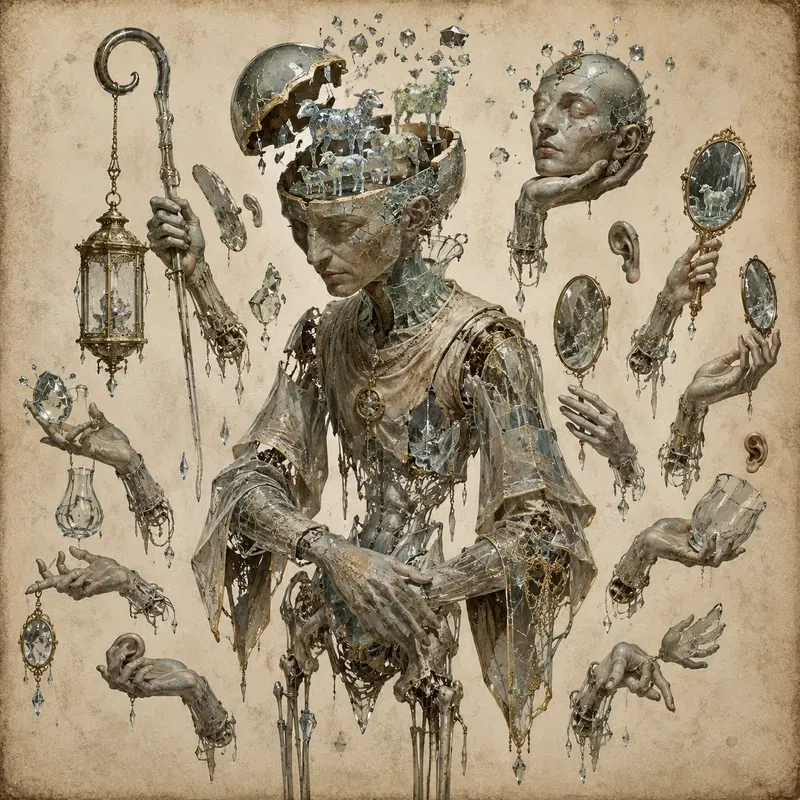 Surreal Fragmented Figures
