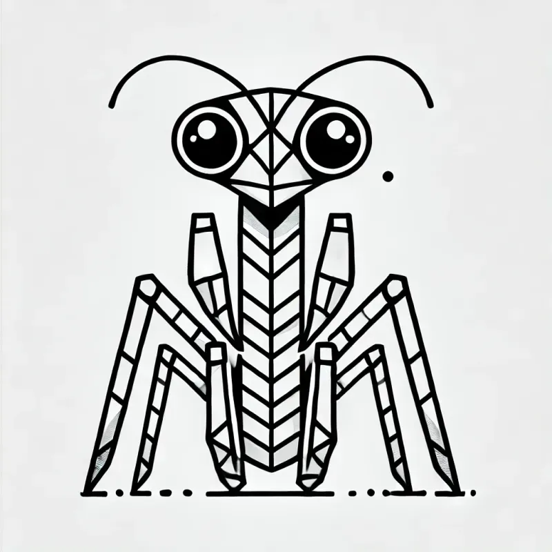100geometricanimalscoloringprompts