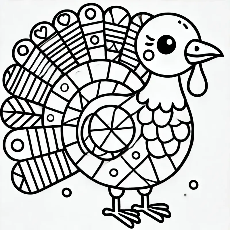 100geometricanimalscoloringprompts
