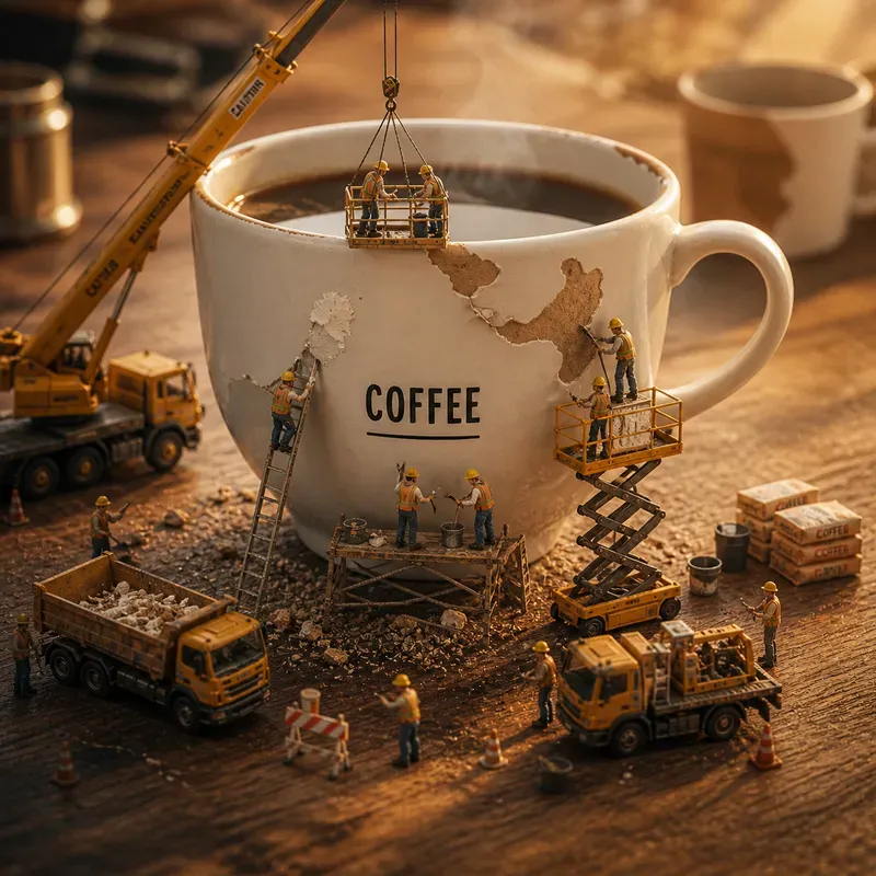 Miniature Construction Product Scenes