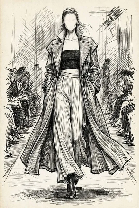 Couture Fashion Pencil Sketches