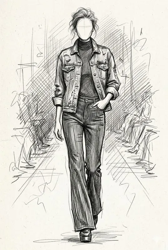 Couture Fashion Pencil Sketches