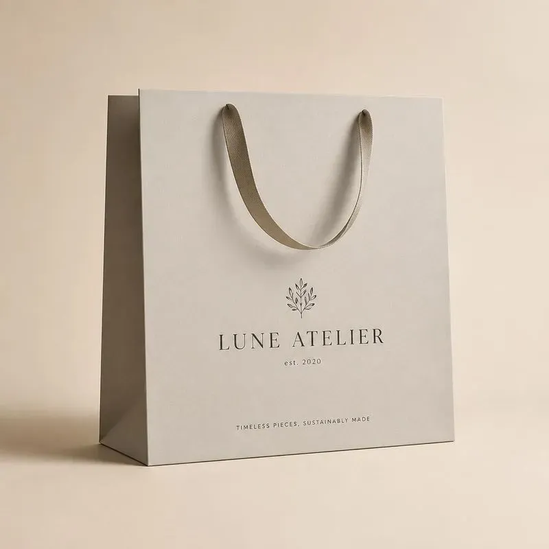 Minimalist Premium Shopping Bags
