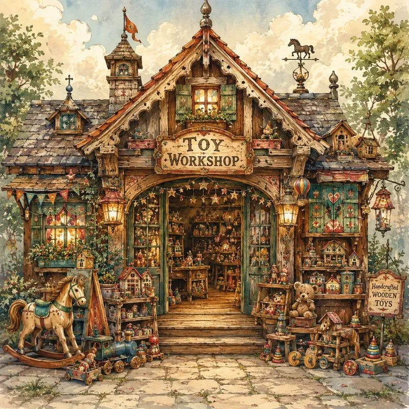 Whimsical Vintage Storybook Shops