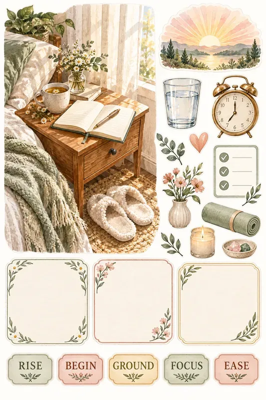 Cozy Wellness Reset Vision Boards