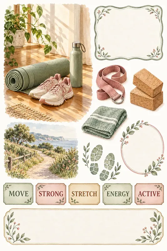 Cozy Wellness Reset Vision Boards