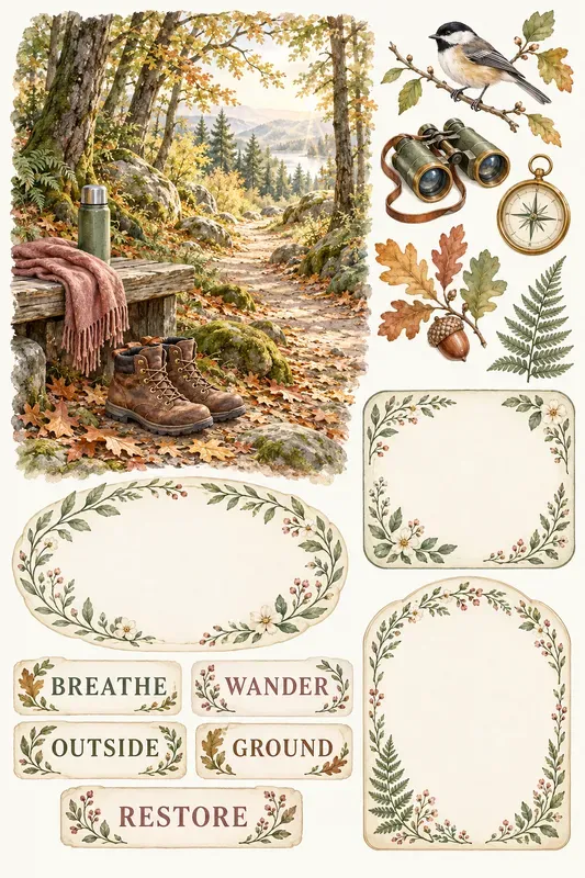 Cozy Wellness Reset Vision Boards