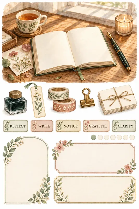 Cozy Wellness Reset Vision Boards