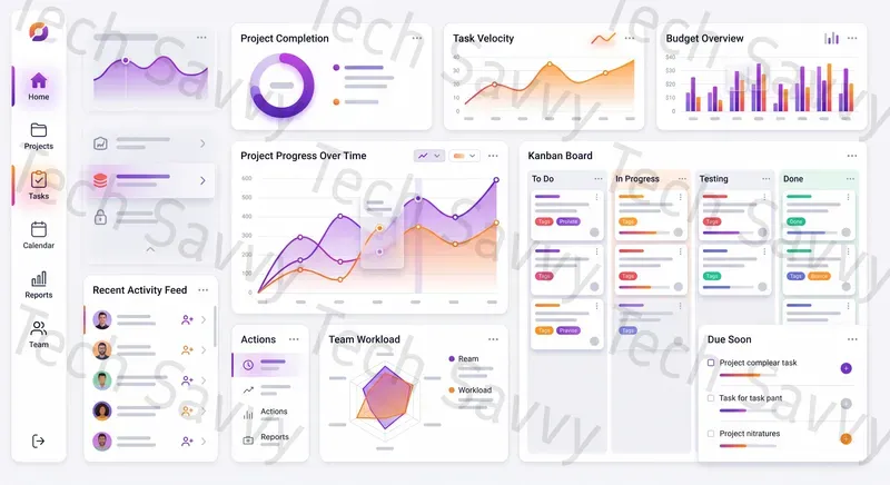 Professional UIux Dashboard Mockups