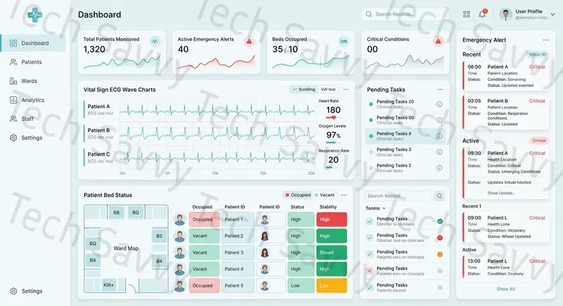 Professional UIux Dashboard Mockups
