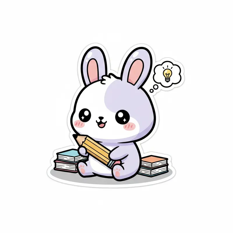 Cute Kawaii Vector Sticker Generator
