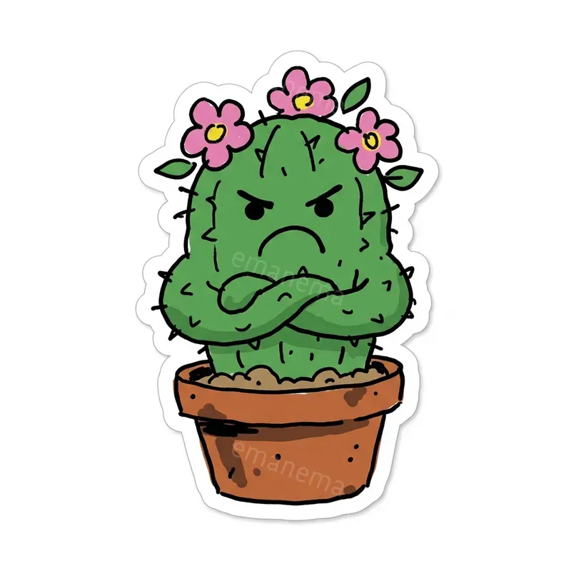 Simple And Rough Style Stickers