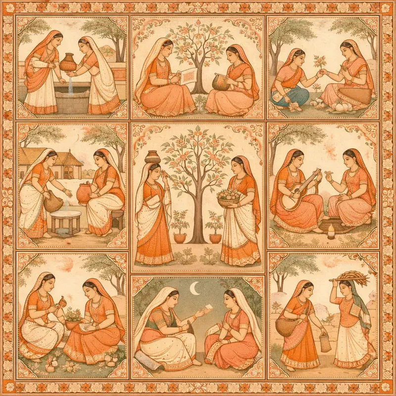 Vintage Miniature Panel Art Packs