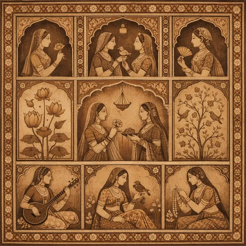 Vintage Miniature Panel Art Packs