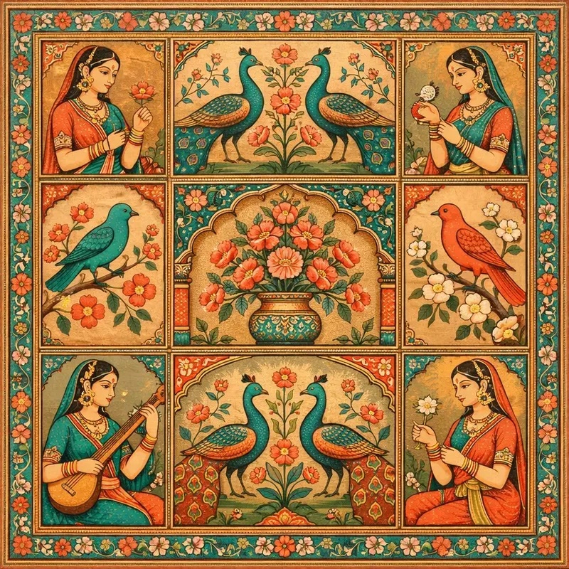 Vintage Miniature Panel Art Packs