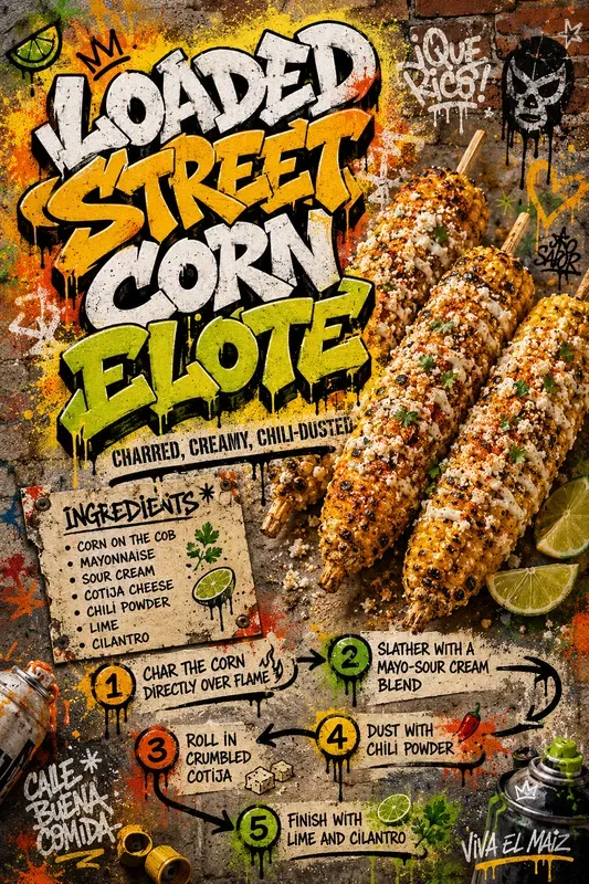 Graffiti Recipe Poster Generator