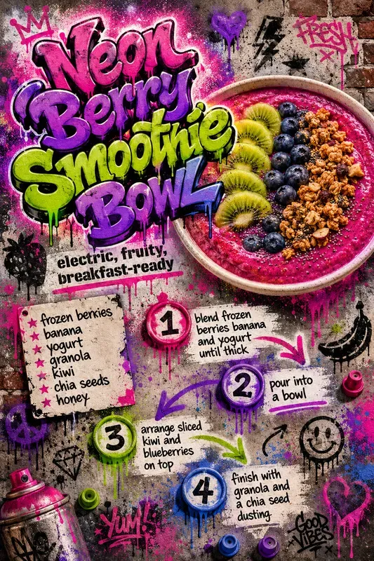 Graffiti Recipe Poster Generator