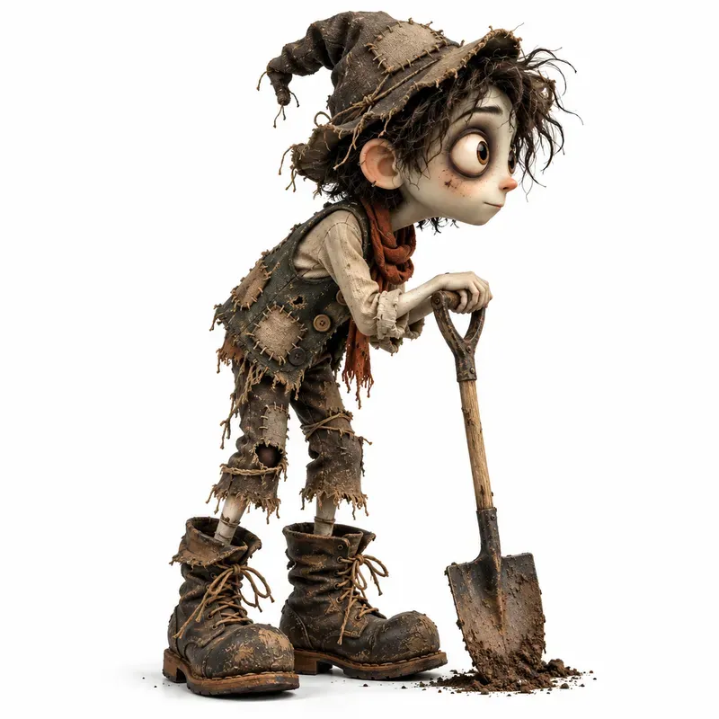 Whimsical Halloween Character Cliparts