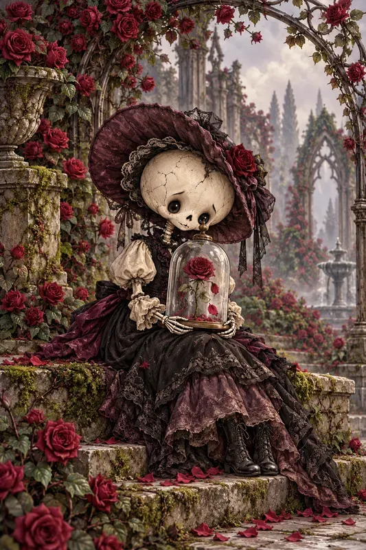 Whimsical Gothic Skeleton Romances