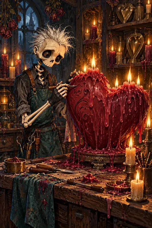 Whimsical Gothic Skeleton Romances