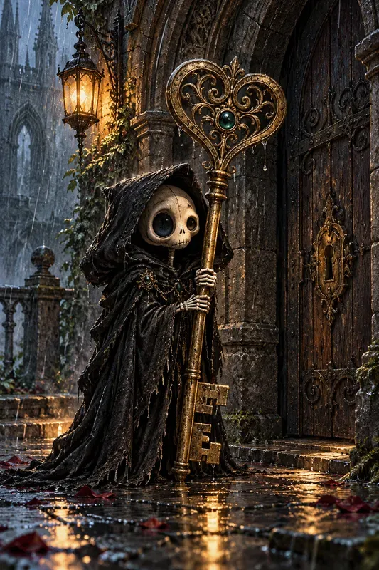 Whimsical Gothic Skeleton Romances