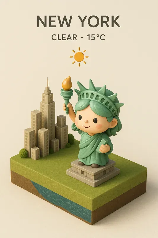 City Models 3D Weather Maps