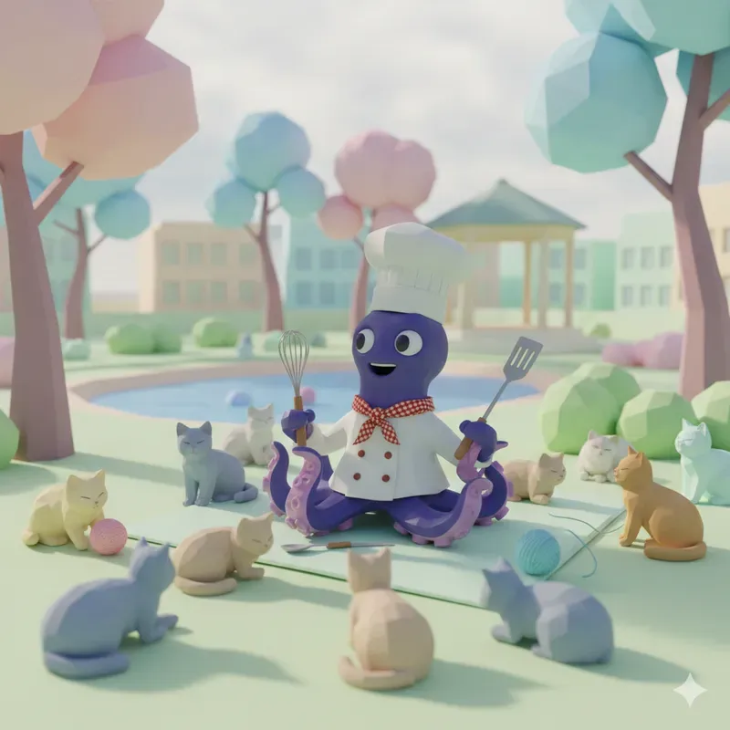 3D Low Poly Characters
