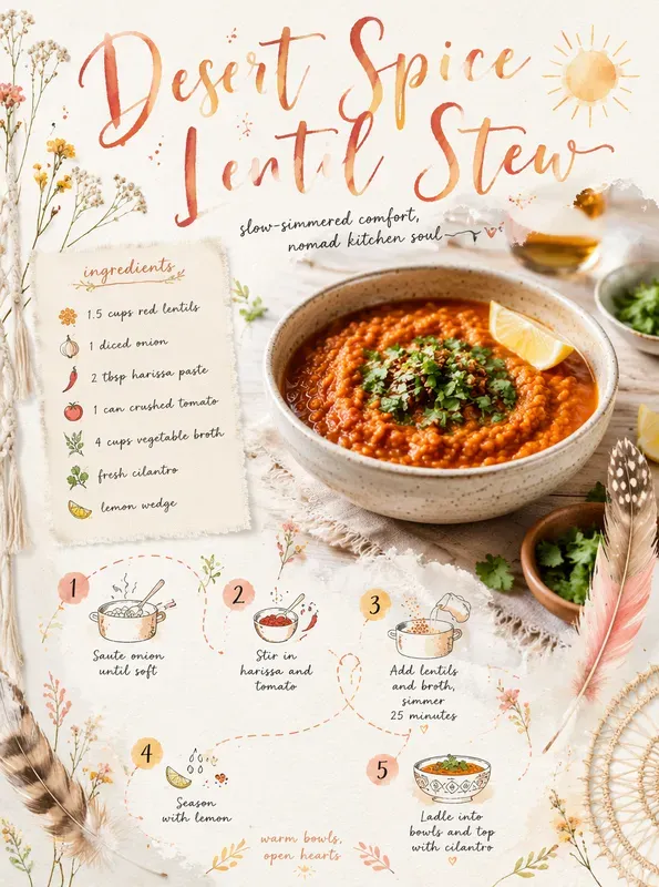 Boho Freespirit Recipe Poster Generator