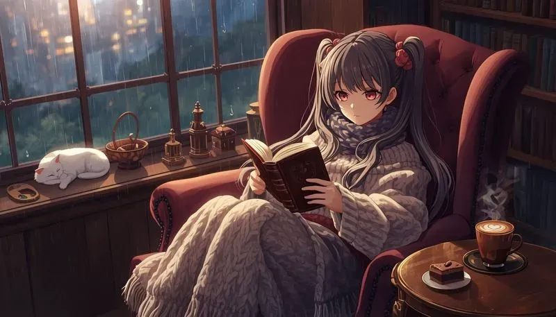 Ultimate Lofi Rainy Day Libraries