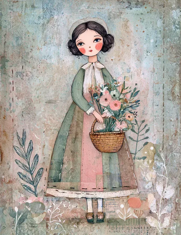 Soft Whimsical Folk Art Junk Journals
