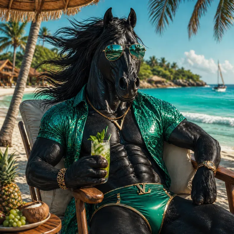 Luxury Animal Beach Icons