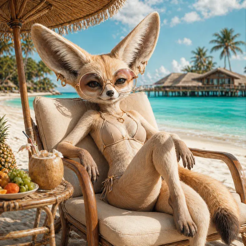 Luxury Animal Beach Icons