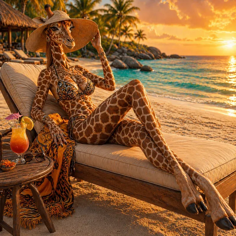 Luxury Animal Beach Icons