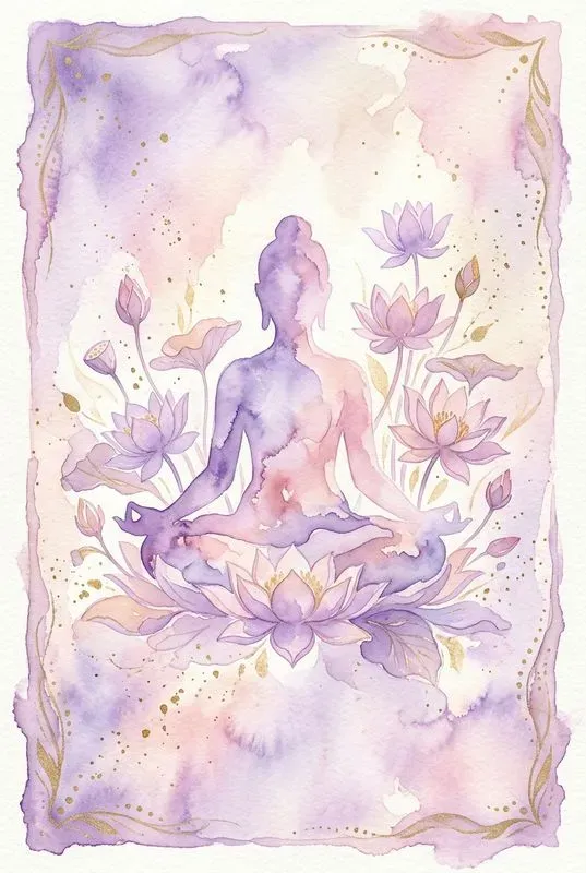 Mystic Ethereal Watercolor Tarot