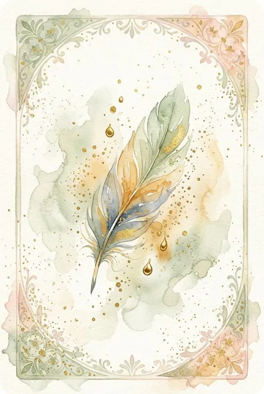 Mystic Ethereal Watercolor Tarot
