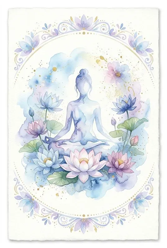 Mystic Ethereal Watercolor Tarot