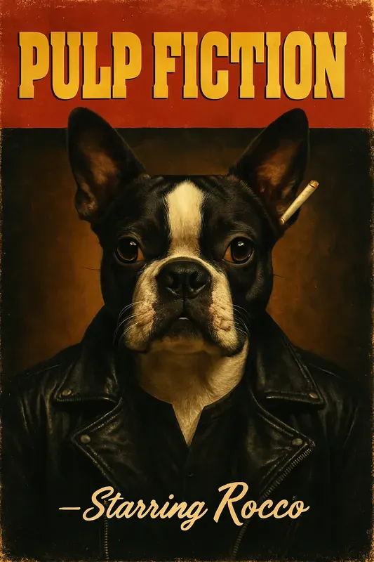 Your Pet As A Movie Star Cinematic Poses