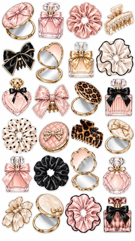 Chic New York Pajama Party Sticker Sheets