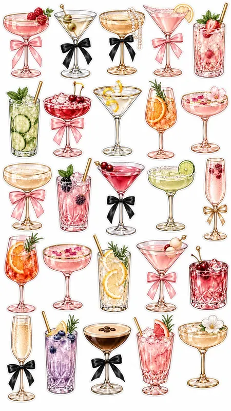 Chic New York Pajama Party Sticker Sheets
