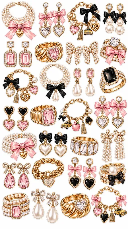 Chic New York Pajama Party Sticker Sheets