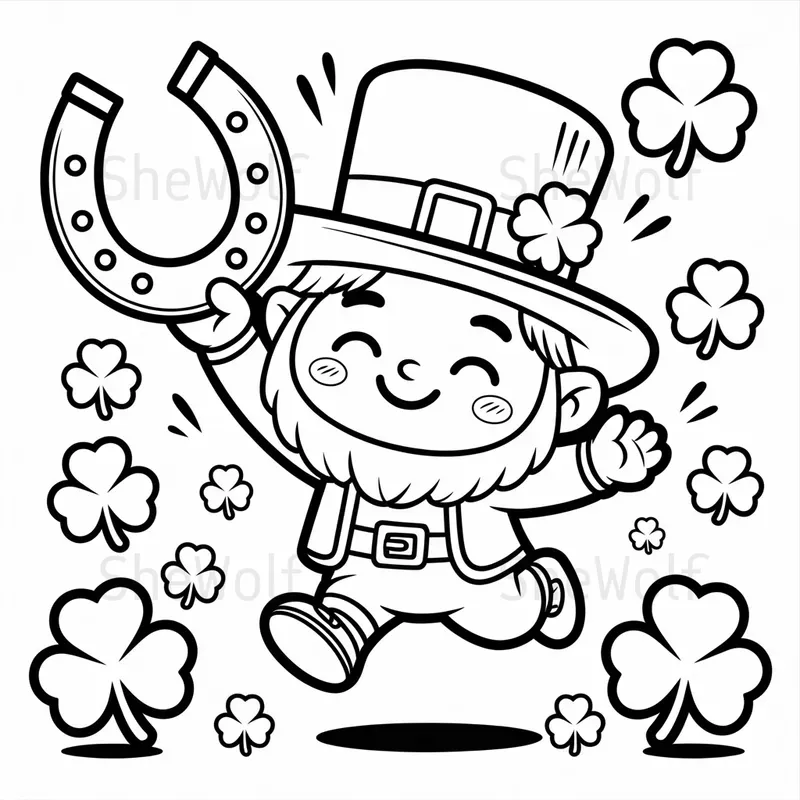 Bold And Easy St Patricks Day Coloring Pages