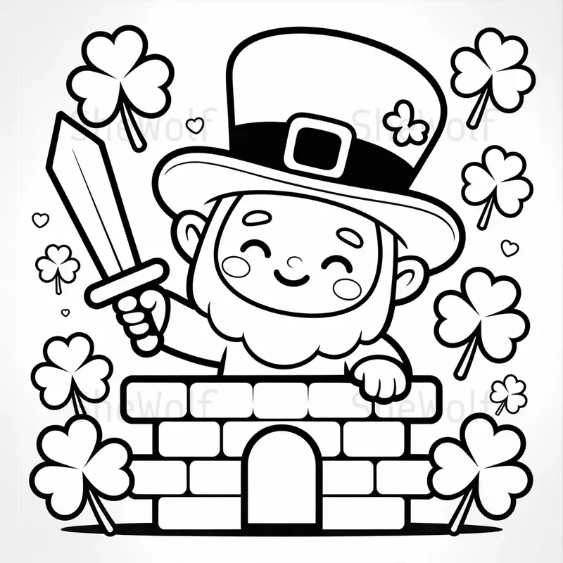 Bold And Easy St Patricks Day Coloring Pages