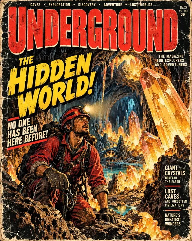 Vintage Adventure Magazine Covers