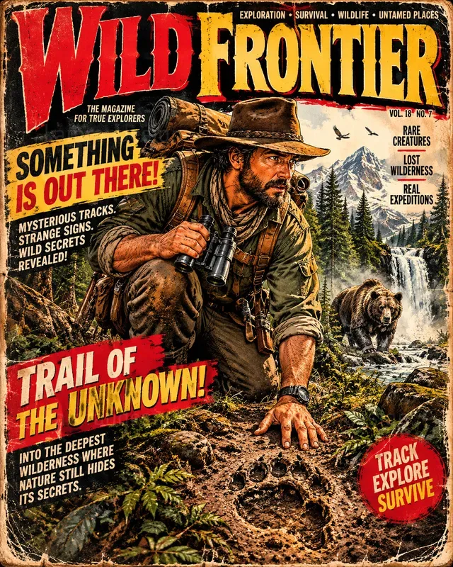 Vintage Adventure Magazine Covers