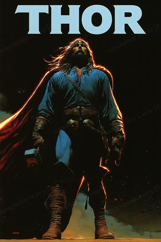Hero Icons Dark Poster Series