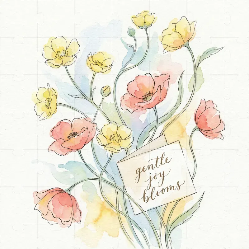 Poetic Watercolor Florals