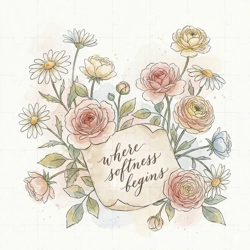 Poetic Watercolor Florals