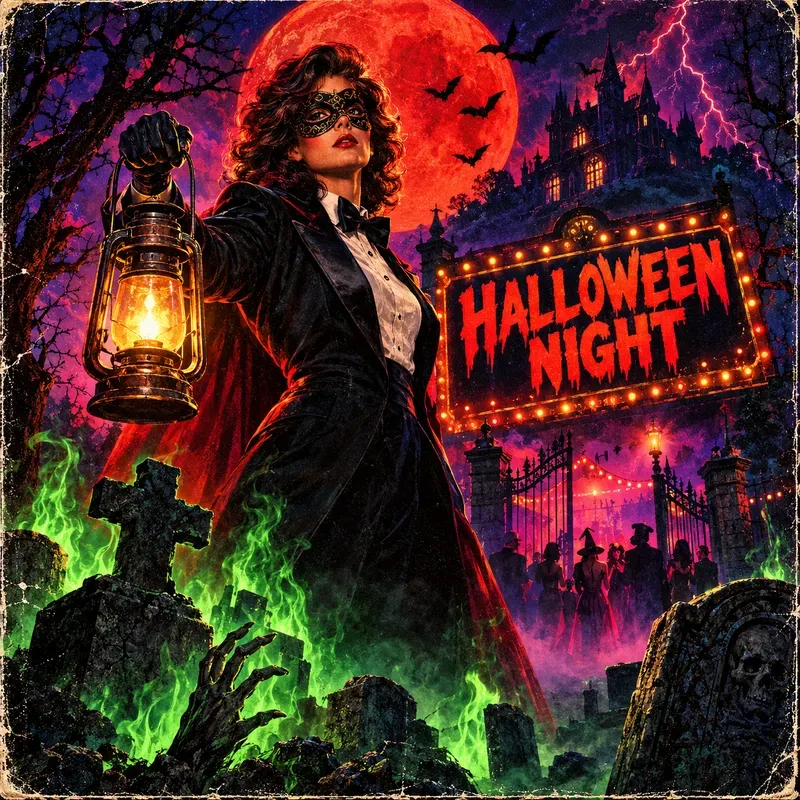 80s Bmovie Halloween Posters