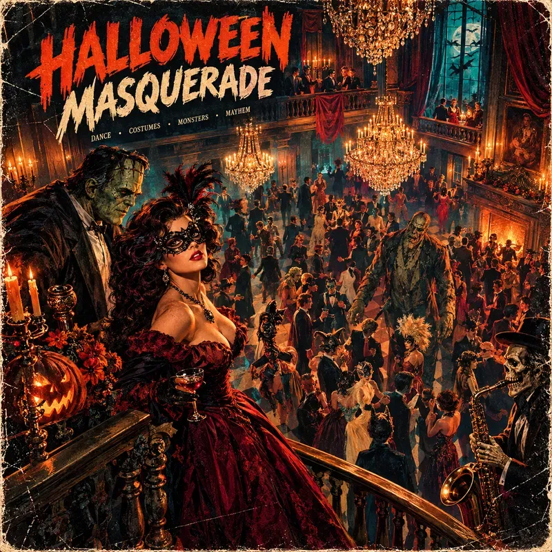 80s Bmovie Halloween Posters